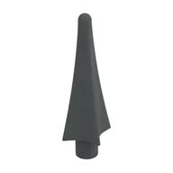 Weapon Spear Tip with Fins, Dark Bluish Gray
