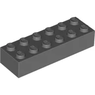 Brick 2 x 6, Dark Bluish Gray