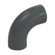 Brick Round 1 x 1 diameter Tube with 90 Degree Elbow (2 x 2 x 1) and Axle Holes (Crossholes) at each end, Dark Bluish Gray