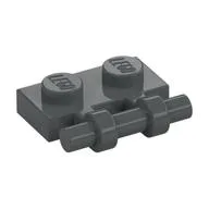Plate Special 1 x 2 Side Handle [Free Ends], Dark Bluish Gray