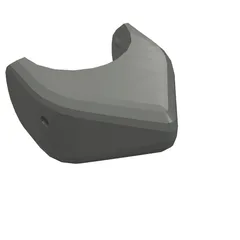 Animal Body Part, Shark Head, Dark Bluish Gray