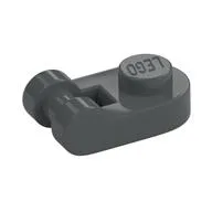 Plate Special 1 x 1 Rounded with Handle, Dark Bluish Gray