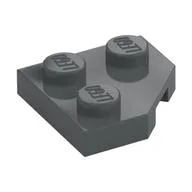 Wedge Plate 2 x 2 Cut Corner, Dark Bluish Gray