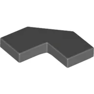 Tile Special 2 x 2 Corner with Cut Corner - Facet, Dark Bluish Gray
