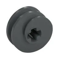 Technic Worm Gear Short, Dark Bluish Gray