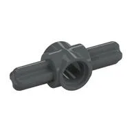 Technic Pin Connector Hub with 2 Axles, Dark Bluish Gray