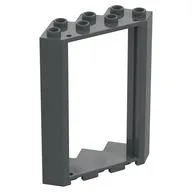 Door Frame 4 x 4 x 6 Corner, Dark Bluish Gray