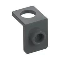 Minifig Neckwear Bracket [One Stud] - Reinforced, Dark Bluish Gray