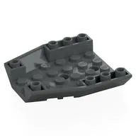 Brick Wedged, Sloped Inverted 6 x 6 x 1 Triple, Dark Bluish Gray