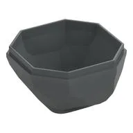 Rock Boulder 4 x 4, Bottom, Dark Bluish Gray