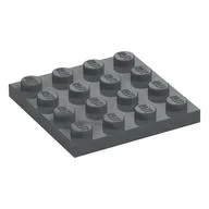Plate 4 x 4, Dark Bluish Gray