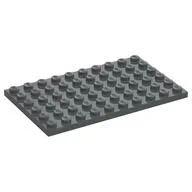 Plate 6 x 10, Dark Bluish Gray