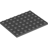 Plate 6 x 8, Dark Bluish Gray