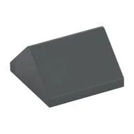 Brick Sloped 45° 2 x 2 Double, Dark Bluish Gray