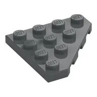 Wedge Plate 4 x 4 Cut Corner, Dark Bluish Gray