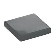 Tile 2 x 2 with Groove, Dark Bluish Gray