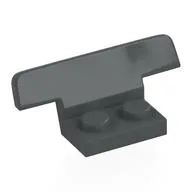 Spoiler, Plate Special 1 x 2, Dark Bluish Gray