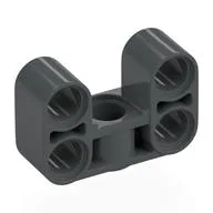 Technic Beam 2 x 3 Thick [90° Offset Centre Beam Hole], Dark Bluish Gray