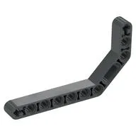 Technic Beam 1 x 11.5 Double Bent Thick, Dark Bluish Gray