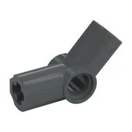 Technic Axle and Pin Connector Angled #4 - 135°, Dark Bluish Gray