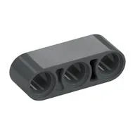Technic Beam 1 x 3 Thick, Dark Bluish Gray