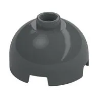 Brick Round 2 x 2 Dome Top, Vented Stud, Dark Bluish Gray