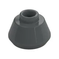 Cone 1 1/2 x 1 1/2 x 2/3, Dark Bluish Gray