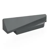 Brick Wedged, Sloped 1 x 5 x 1 1/3 Right, Dark Bluish Gray