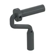 Equipment Paint Roller Brush Handle Smooth Handle, Dark Bluish Gray