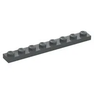 Plate 1 x 8, Dark Bluish Gray