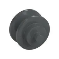Wheel Centre Small with Stub Axles (Pulley Wheel), Dark Bluish Gray