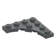 Plate Special 4 x 4 with 3 x 3 Quarter Round Cutout, Dark Bluish Gray