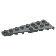 Wedge Plate 8 x 3, 8° Left, Dark Bluish Gray