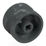 Gear Shifter with Groove, 8 Steps, No Markings, Dark Bluish Gray