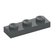 Plate 1 x 3, Dark Bluish Gray