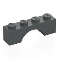 Brick Arch 1 x 4, Dark Bluish Gray