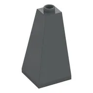 Brick Sloped 75° 2 x 2 x 3 Double Convex, Dark Bluish Gray
