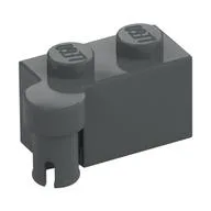 Hinge Brick 1 x 4 [Upper], Dark Bluish Gray