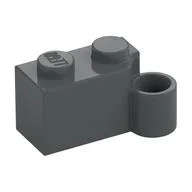 Hinge Brick 1 x 4 [Lower], Dark Bluish Gray