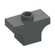 Brick Arch 1 x 2 Jumper, Dark Bluish Gray