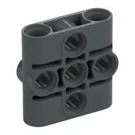 Technic Connector Beam 3 x 3, Dark Bluish Gray