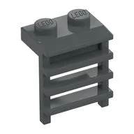 Plate Special 1 x 2 with Ladder, Dark Bluish Gray