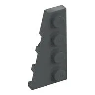 Wedge Plate 4 x 2 Left, Dark Bluish Gray