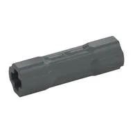 Technic Driving Ring Connector Smooth [2 rounded and 2 flat side walls], Dark Bluish Gray