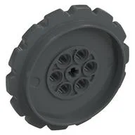Technic Tread Sprocket Wheel Large Diameter 7 Holes, 14 Tooth, Dark Bluish Gray