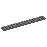Plate 2 x 16, Dark Bluish Gray