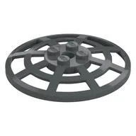 Dish 6 x 6 Inverted, Radar / Webbed [Anti-studs at 90°], Dark Bluish Gray