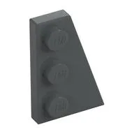 Wedge Plate 3 x 2 Right, Dark Bluish Gray