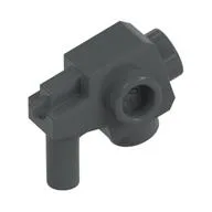 Weapon Gun / Blaster with Studs on Side, Dark Bluish Gray
