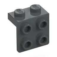 Bracket 1 x 2 - 2 x 2, Dark Bluish Gray